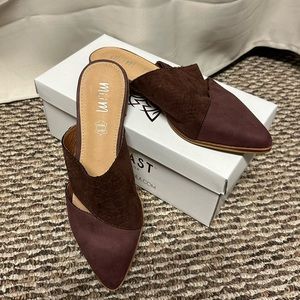 New Burgundy Mules